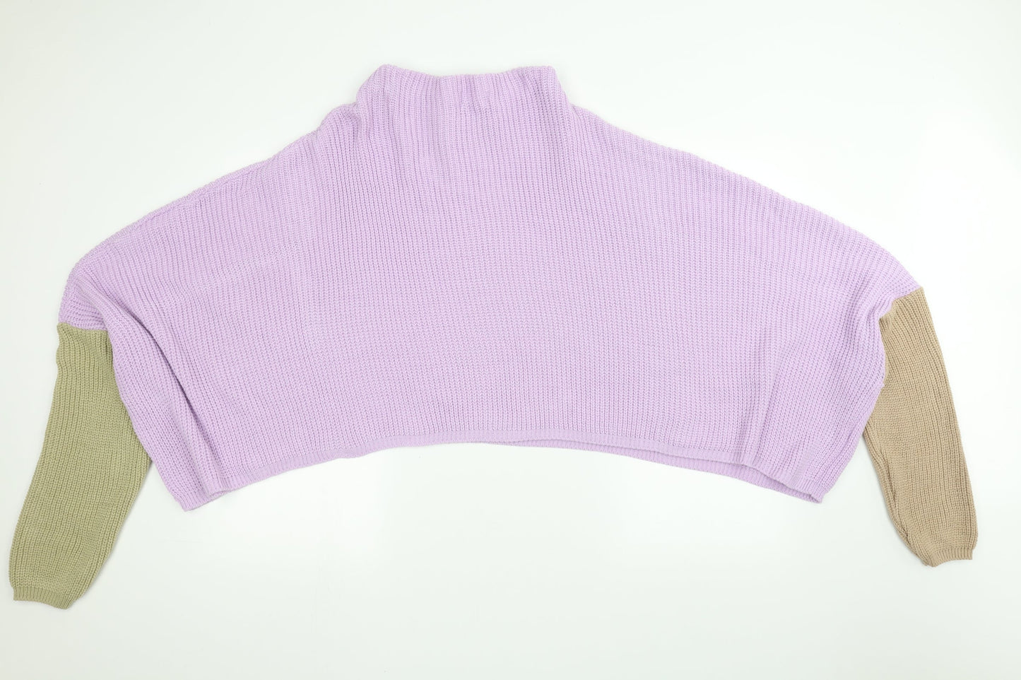 PRETTYLITTLETHING Womens Purple  Knit Pullover Jumper Size 16