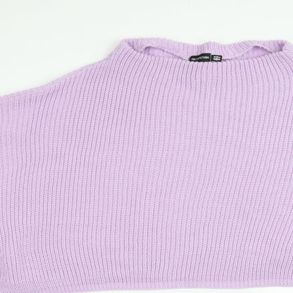 PRETTYLITTLETHING Womens Purple  Knit Pullover Jumper Size 16