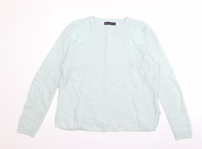 m&s Womens Green   Pullover Jumper Size 14