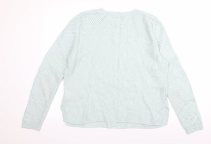 m&s Womens Green   Pullover Jumper Size 14
