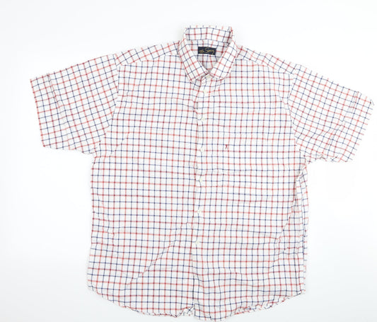 TOM SAYERS Mens White    Button-Up Size XL