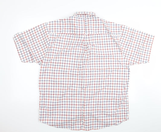 TOM SAYERS Mens White    Button-Up Size XL