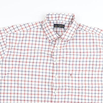 TOM SAYERS Mens White    Button-Up Size XL