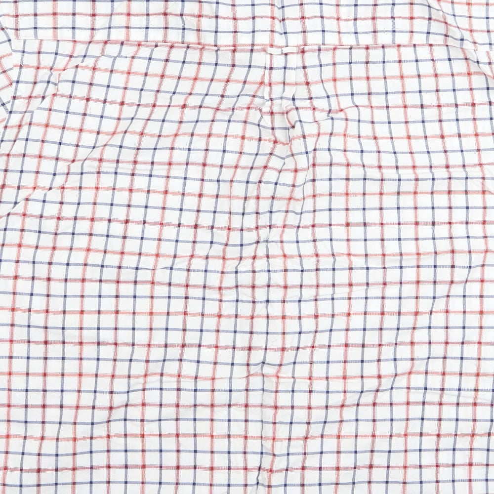 TOM SAYERS Mens White    Button-Up Size XL