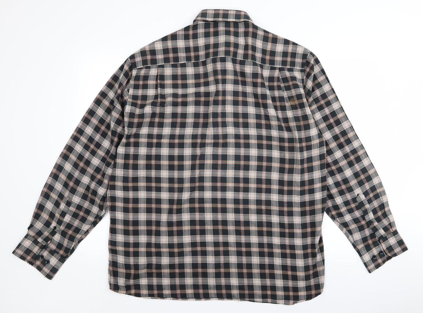 Mens UK Size XL Morgan Black  Button-Up Long Sleeve Casual Shirt