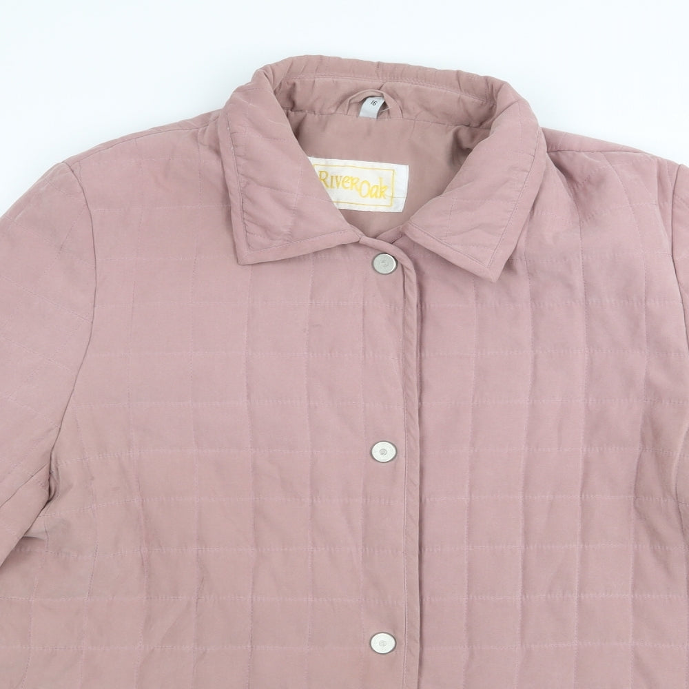 Womens UK Size 16 Preworn Pink Jacket
