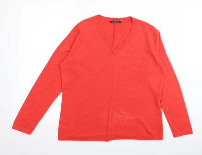 binmarche Womens Red   Pullover Jumper Size 16