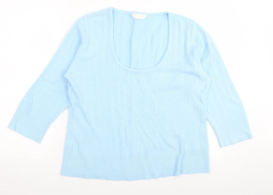 Preworn Womens Black   Pullover Jumper Size 18