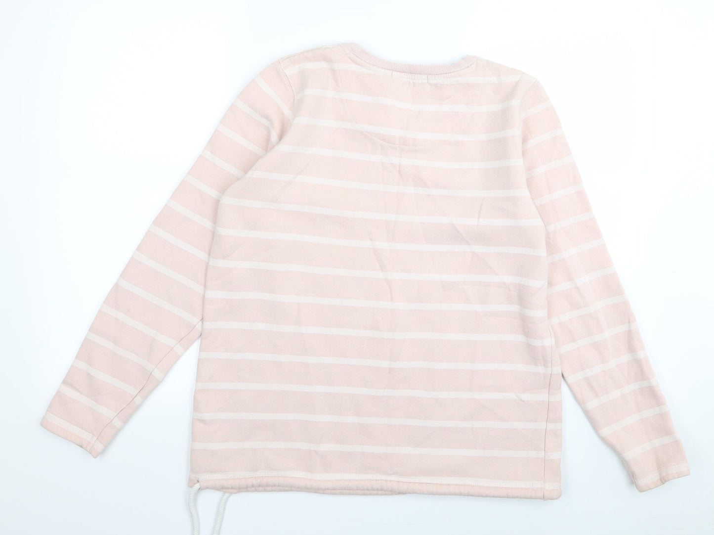 geirge Womens Pink Striped Rayon Pullover Jumper Size 14