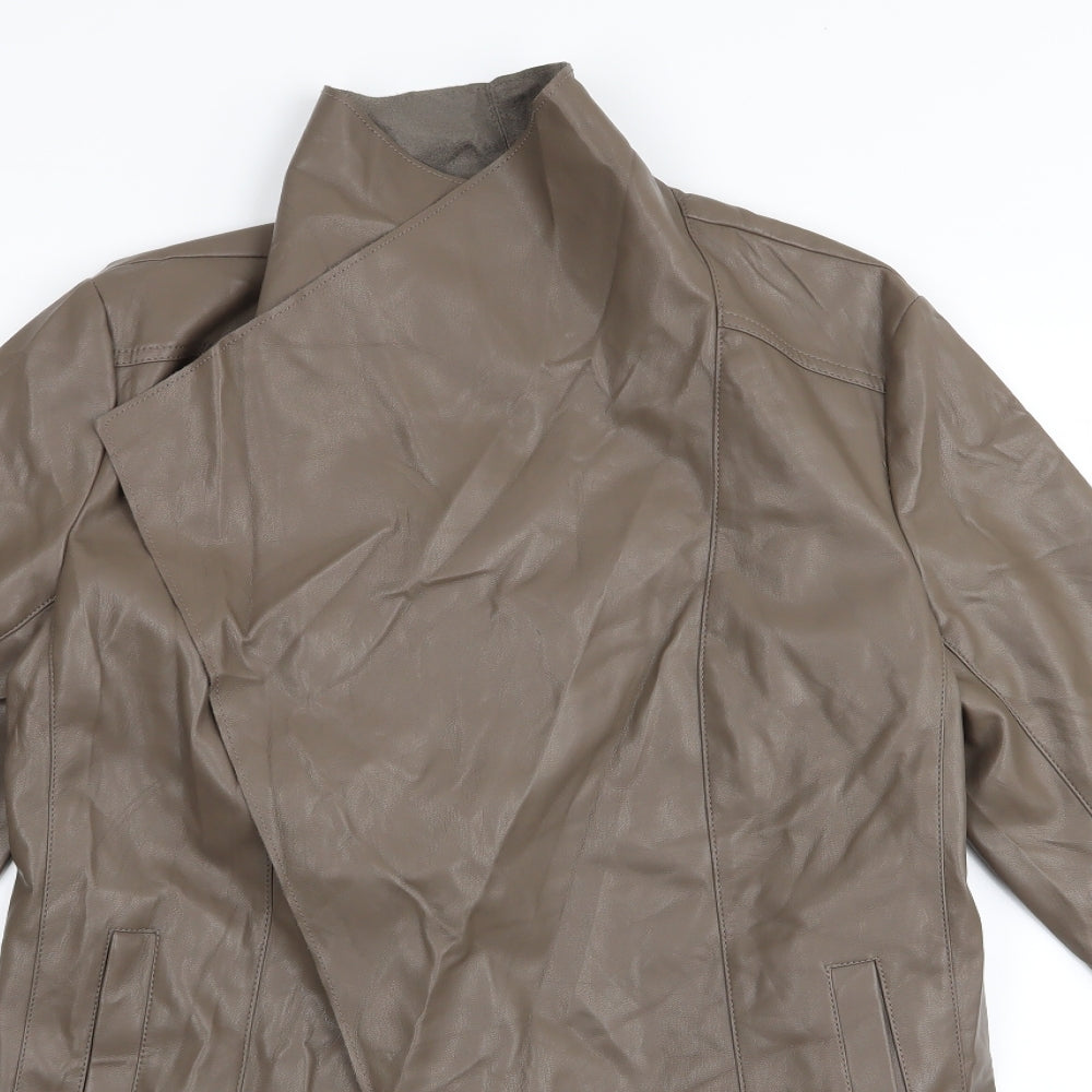 Womens UK Size 14 Preworn Brown Jacket