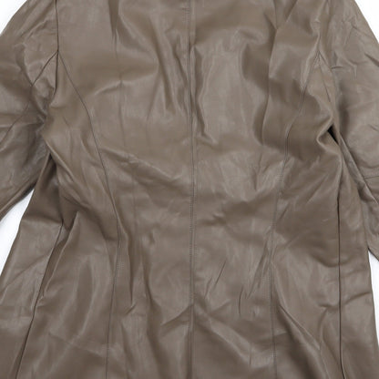 Womens UK Size 14 Preworn Brown Jacket