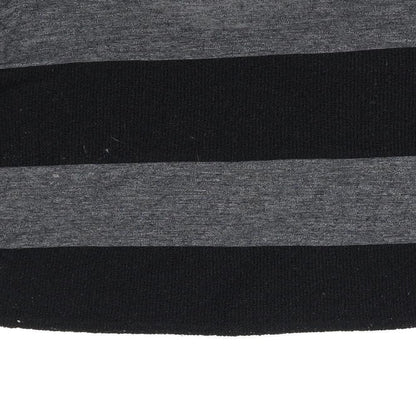 Sparkle & Fade Womens Black Striped Knit Pullover Jumper Size 8