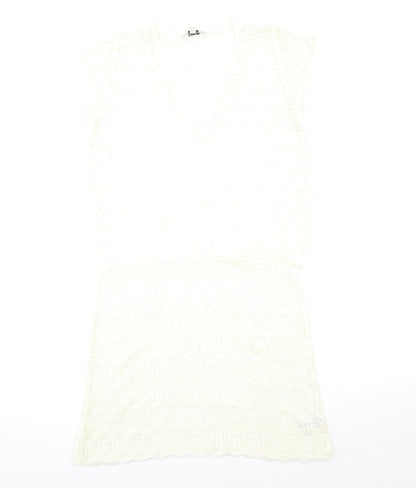 M&Co  Womens Beige  Rayon Jumper Dress  Size 14