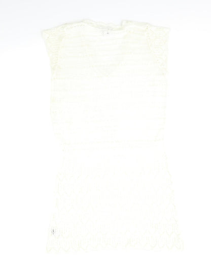 M&Co  Womens Beige  Rayon Jumper Dress  Size 14