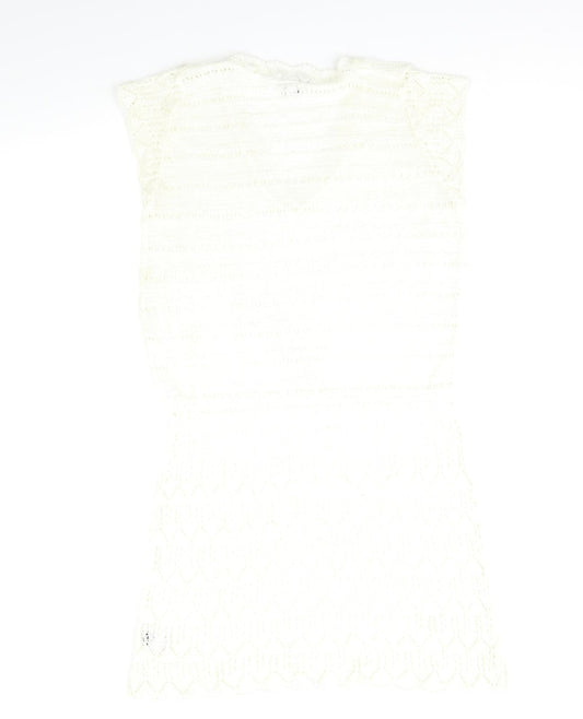 M&Co  Womens Beige  Rayon Jumper Dress  Size 14