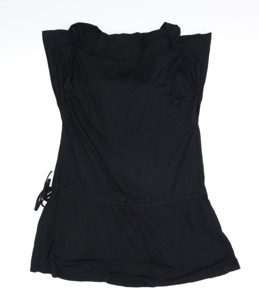 NEXT Womens Black   Shift  Size 14  - Embellished Shoulders