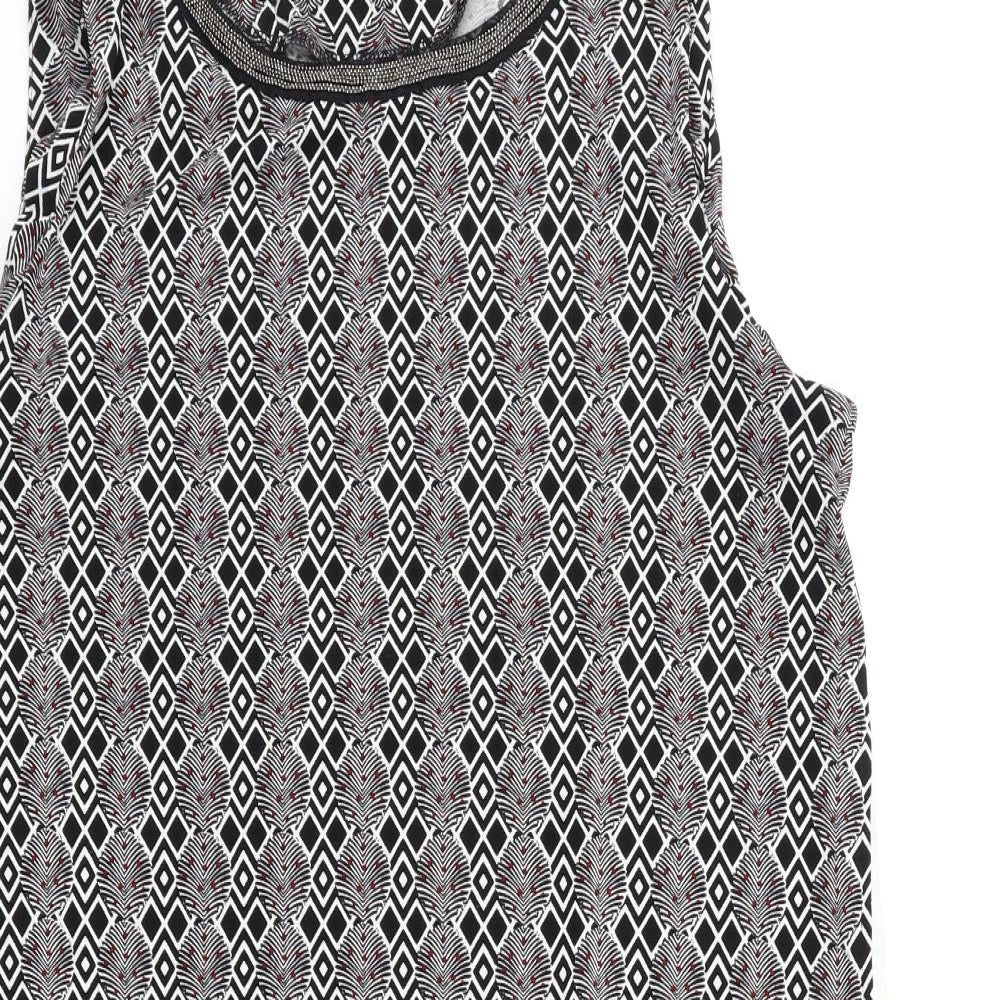 NEXT Womens Multicoloured Geometric  Shift  Size 12