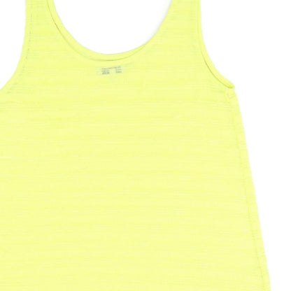 Matalan Womens Yellow   Basic Tank Size 14