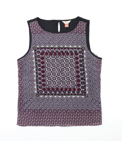 Womens UK Size 12 Matalan Black Basic Tank