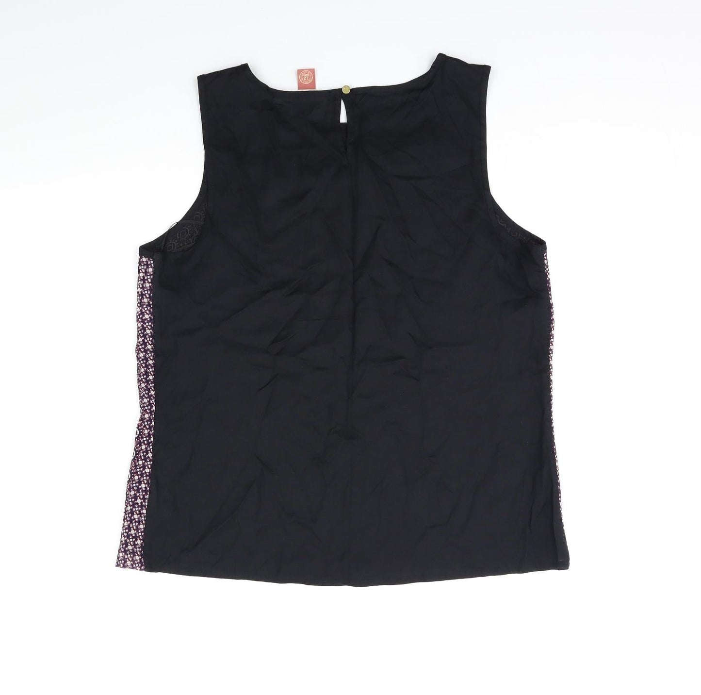 Womens UK Size 12 Matalan Black Basic Tank