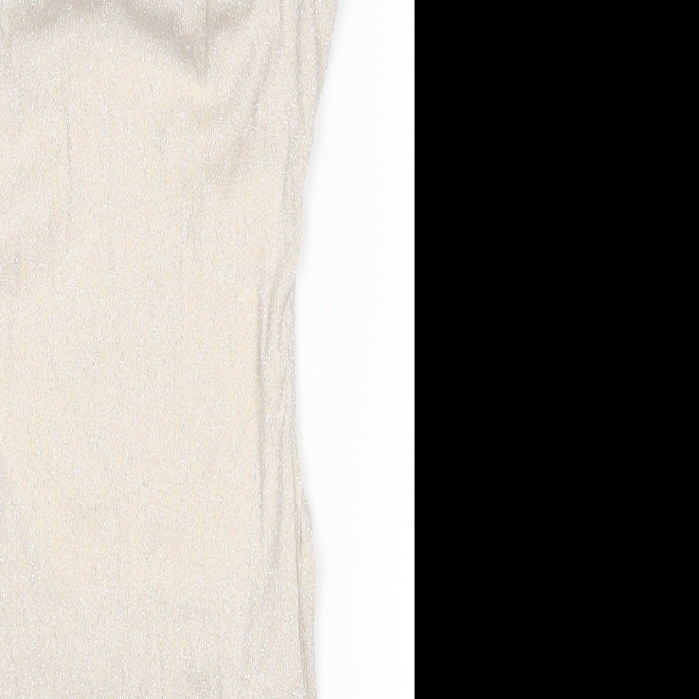 Topshop Womens Beige   Playsuit One-Piece Size 10