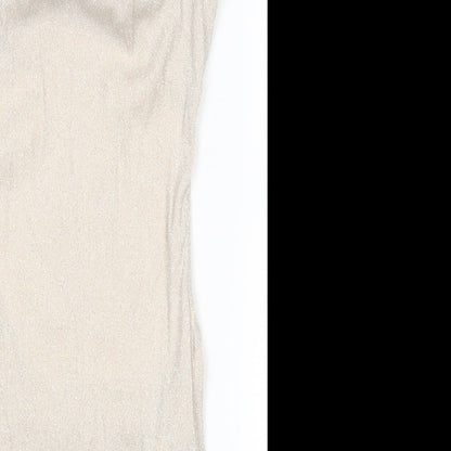 Topshop Womens Beige   Playsuit One-Piece Size 10