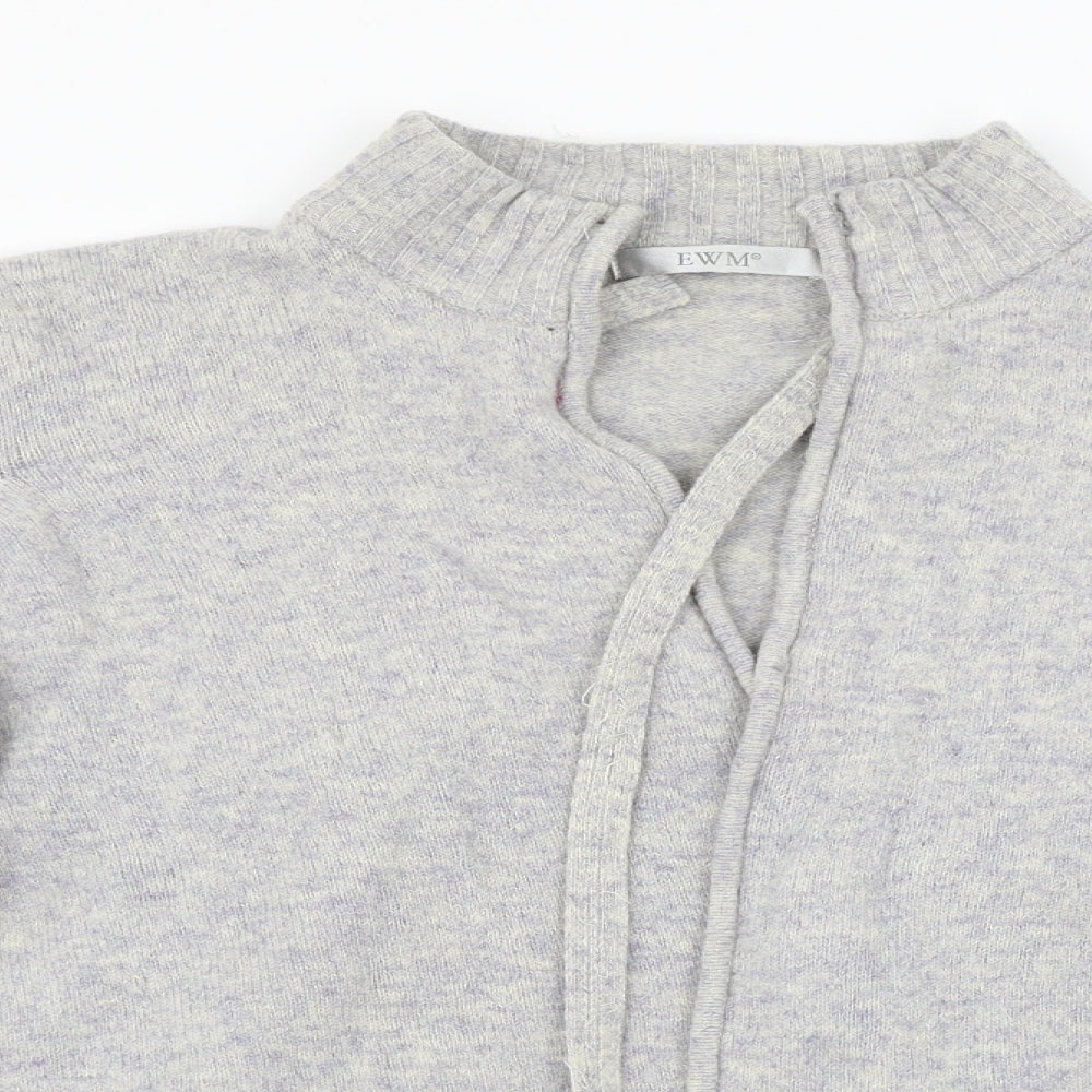 EWM Womens Grey   Cardigan Jumper Size XL