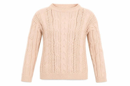 Marks & Spencer Womens Pink   Pullover Jumper Size 8  - buttoned sleeves