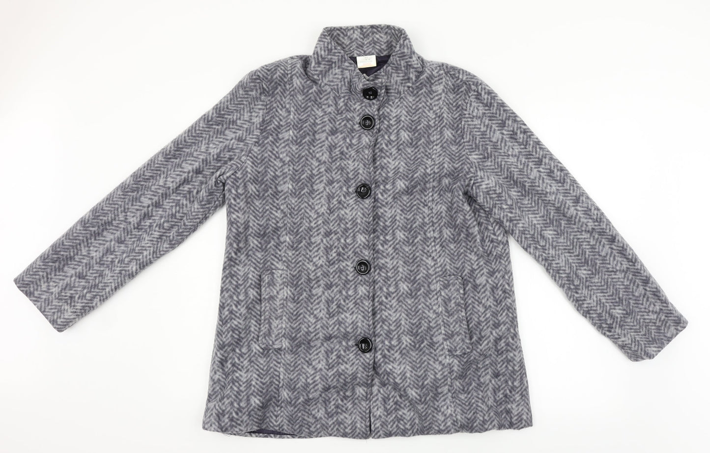 Womens UK Size S anne de lancay Grey Jacket