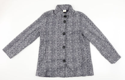 Womens UK Size S anne de lancay Grey Jacket