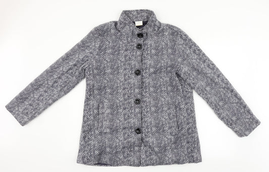 Womens UK Size S anne de lancay Grey Jacket