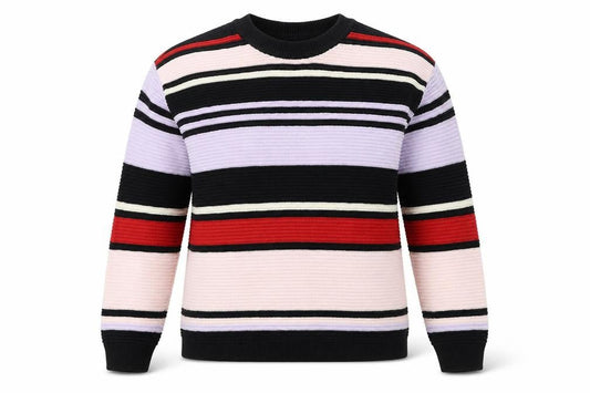 H&M Womens Multicoloured Striped  Pullover Jumper Size XS