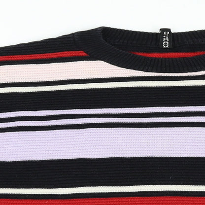 H&M Womens Multicoloured Striped  Pullover Jumper Size XS