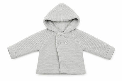 Front view of Cocoon Baby Grey Jacket, size 6-9, Months