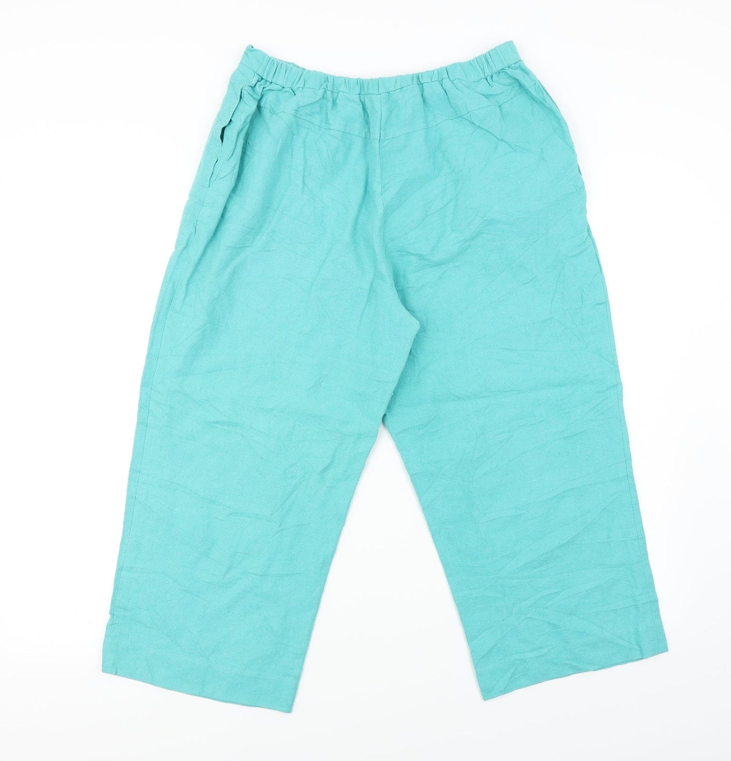 Penny Plain Womens Blue   Trousers  Size 14 L20 in