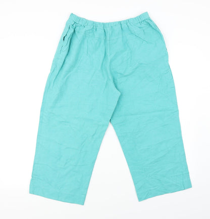 Penny Plain Womens Blue   Trousers  Size 14 L20 in