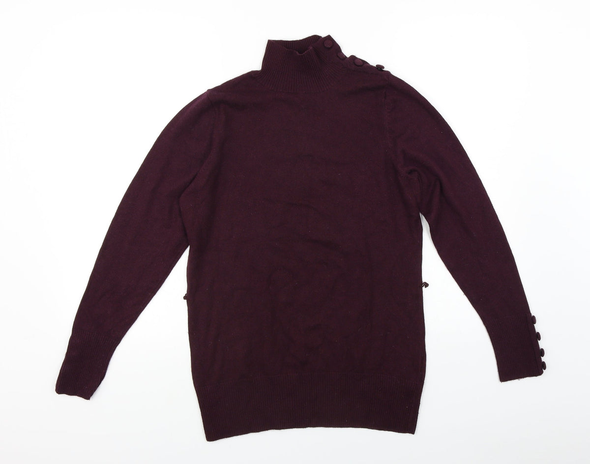 Marks & Spencer Womens Red   Pullover Jumper Size 12