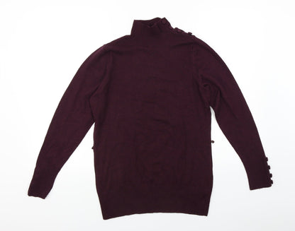 Marks & Spencer Womens Red   Pullover Jumper Size 12