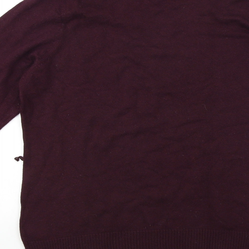 Marks & Spencer Womens Red   Pullover Jumper Size 12