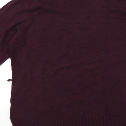Marks & Spencer Womens Red   Pullover Jumper Size 12