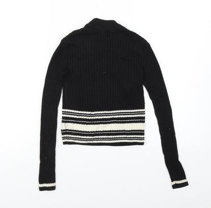 H&M Girls Black   Pullover Jumper Size 9-10 Years