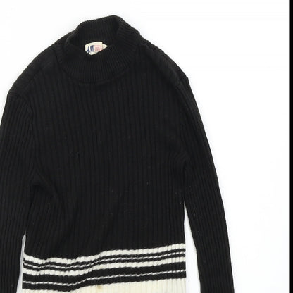 H&M Girls Black   Pullover Jumper Size 9-10 Years