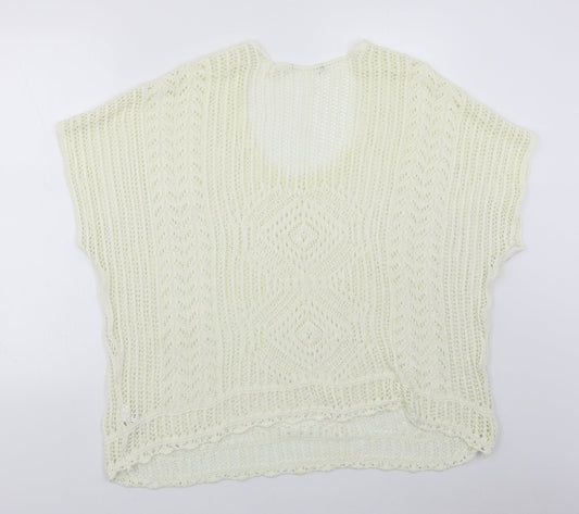 Atmosphere Womens White   Pullover Jumper Size L