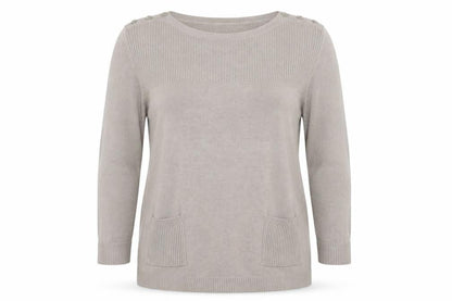 Julipa Womens Beige   Pullover Jumper Size 16