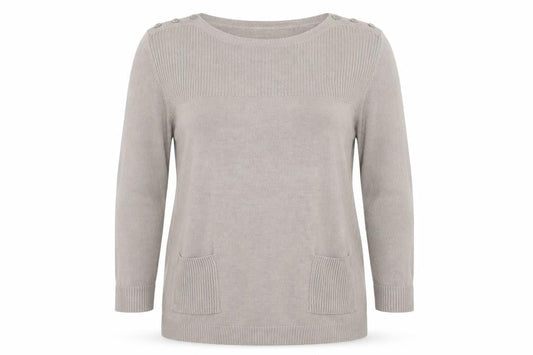 Julipa Womens Beige   Pullover Jumper Size 16