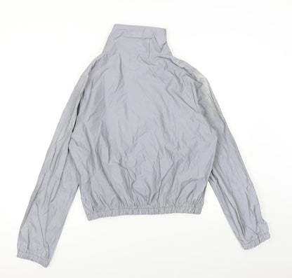 Womens UK Size 2XL Preworn Silver Rain Coat