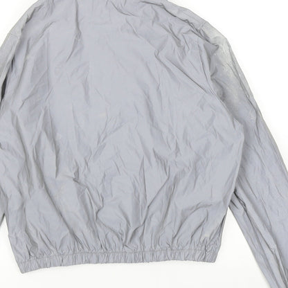 Womens UK Size 2XL Preworn Silver Rain Coat