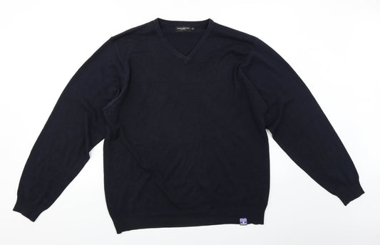 Russell Collection Mens Blue   Pullover Jumper Size M