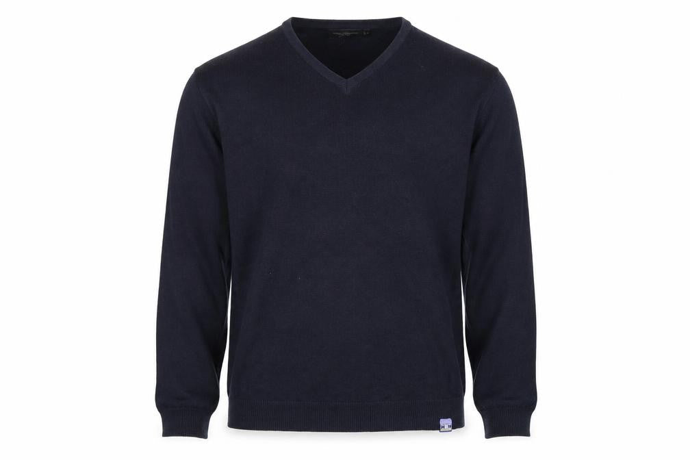 Mens UK Size M Russell Collection Blue Pullover Jumper