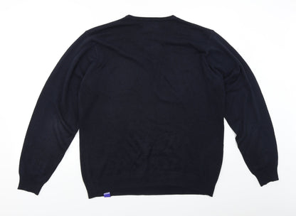 Russell Collection Mens Blue   Pullover Jumper Size M